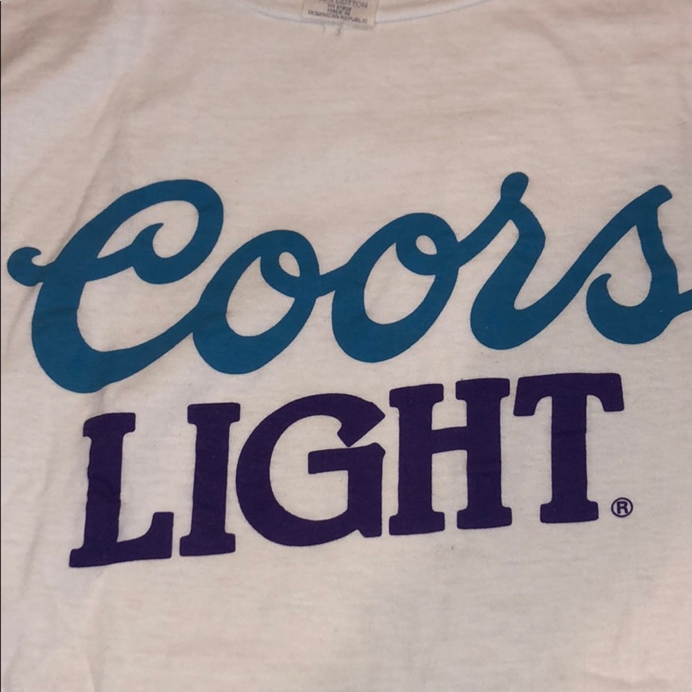 Vintage Coors Light XL promo Shirt